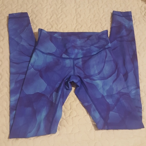 lululemon athletica Pants - Lululemon Long Purple Swirl Leggings